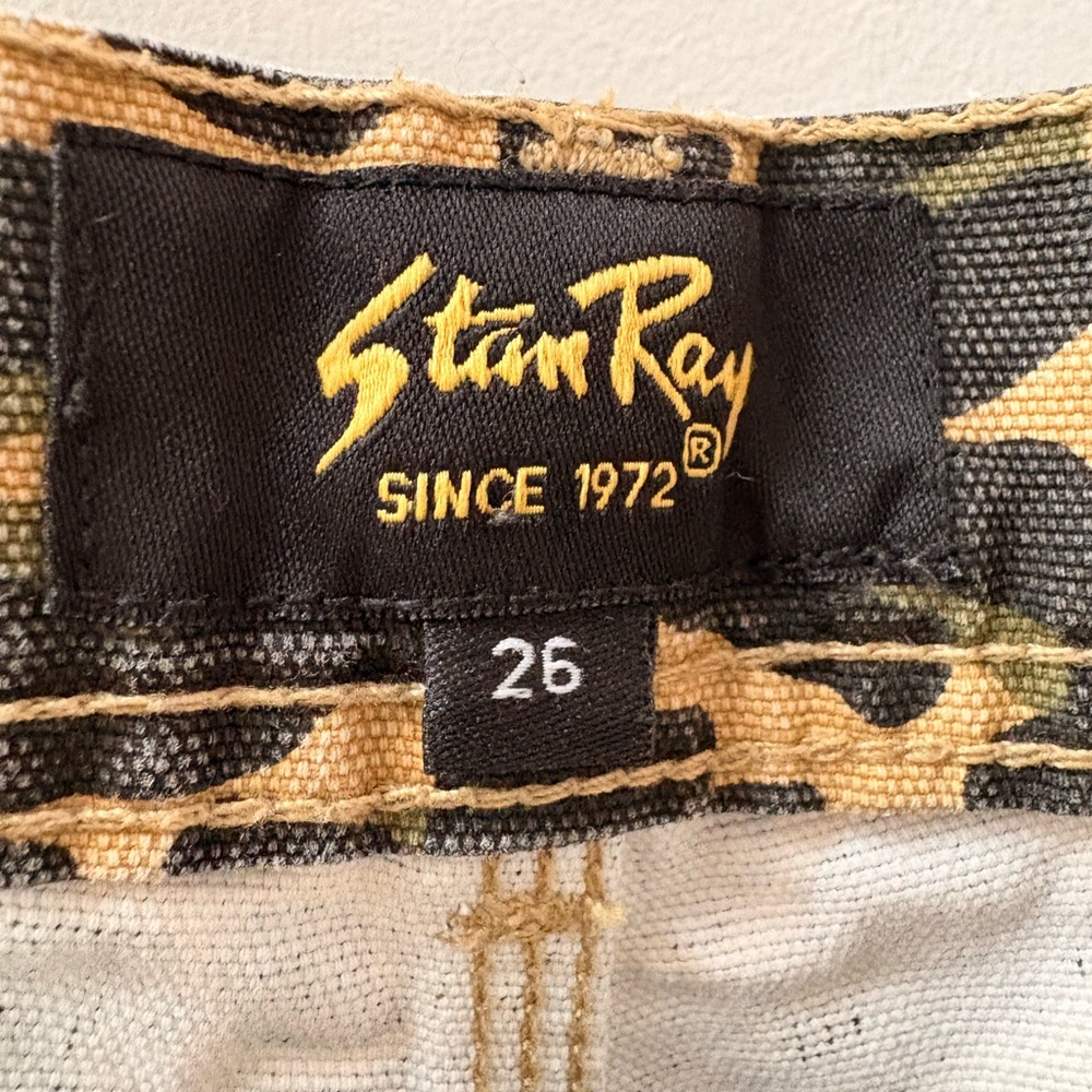 Stan Ray Leopard-Pattern High-Rise Painter Pants - image 3